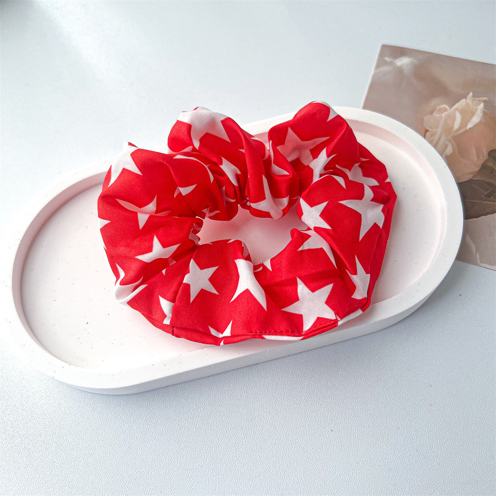 Hair rings-red