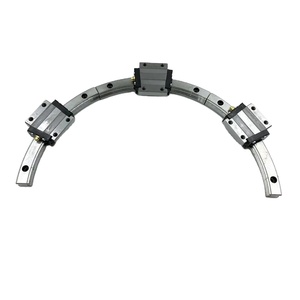 Riel curvo HCR, sistema de guía lineal de arco curvo personalizado, deslizadores de riel de guía lineal curvo