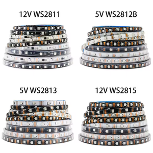 WS2812B WS2811 WS2813 WS2815 5050 RGB смарт-светодиодная лента WS2812 с индивидуальным адресом - Product Image 2