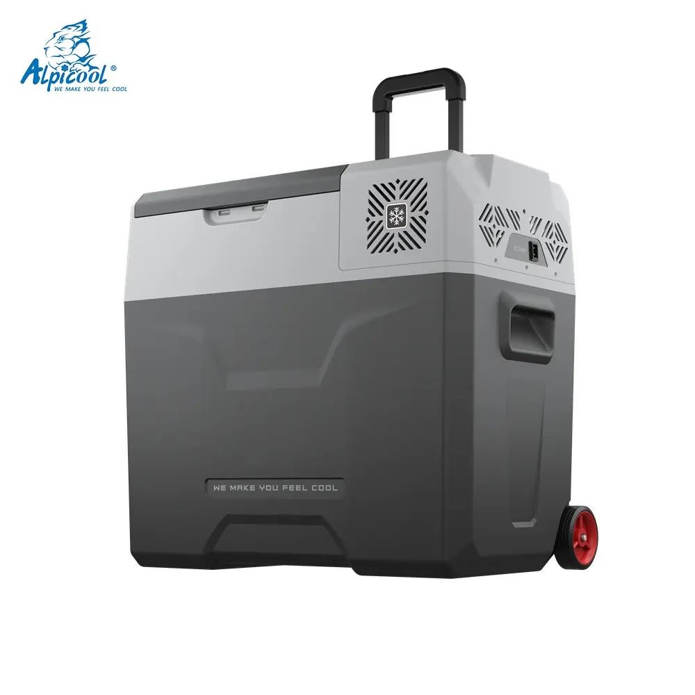 CX50 Alpicool 50L compresseur de voiture et de maison à double usage réfrigérateur de voiture de camping en plein air ac dc congélateur portable à double usage