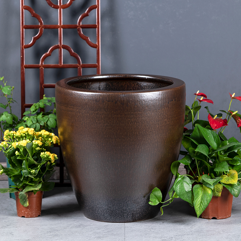 35x35x35cm diameter 35cm high 35cm-highlight flat bronze