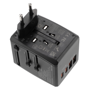 For All Devices 4 Ports <strong>Output</strong> 20W PD Fast Charger Multi Plugs Travel <strong>Adapter</strong> Universal Plug - Product Image 4