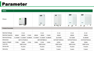 51.2V 300Ah 15kWh 314Ah 16kwh batteria a energia solare IP54 struttura modulare impermeabile guida al credito d'imposta del programma per ordini all'ingrosso