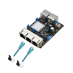 Gigabit POE Switch Ethernet PCB Board 5 porte Ethernet modulo Switch di rete Non standard POE per telecamere di sicurezza OEM ODM