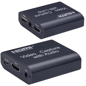 4k图形采集卡HDMI至USB 3.0视频录像机盒，用于直播视频录制hdmi数字转换器 - Product Image 1