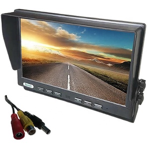 Monitor de marcha atrás para coche, pantalla de visión trasera de 10,1 pulgadas, tft, lcd, negro, 1AV, vídeo, salida de entrada DC12V, para reproductor de DVD, VCD, cámara - Product Image 1