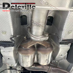 צינור פליטה לרכב לג'נסיס G70 2.0T 2017-2023 ביצועי מערכת פליטה לרכב מירוץ בריחה משתיק קול פליטה קטבק - Product Image 6
