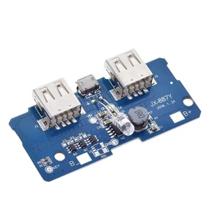 原装现货18650电池3.7V至5V2A升压模块DIY电源银行/电源银行主板/电路板 - Product Image 1