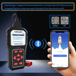 Strumento per veicoli scanner OBD2 per auto Bluetooth per iPhone iOS Android APP esclusiva con aggiornamento e controllo dei risultati del test - Product Image 5