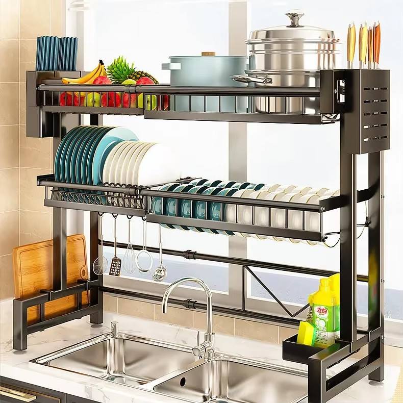 Vajilla de doble capa no incluida, color negro