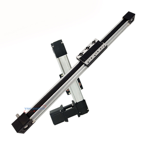 Aleación de aluminio estándar europeo 3 4 Axis XYZ Módulo de robot de pórtico de movimiento lineal CNC accionado por correa multieje Robot cartesiano - Product Image 2