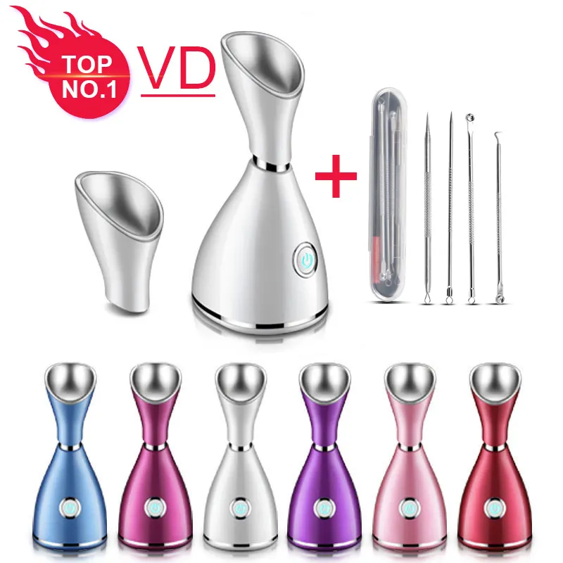 2023 professionale viso Spa elettrico Mini nebulizzatore faccia faccia a vapore con vapore caldo