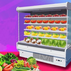 Vegetables Fruit Display Refrigerators Fruit Refrigerator for Supermarket/Grocery Store Commercial Open <strong>Chiller</strong> for Sale - Product Image 2