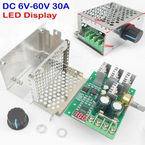 DC 6V-60V 30A PWM Controller di controllo della velocità del motore 24V 48V interruttore regolatore Display digitale modulo 0 ~ 100% schede Driver del motore - Product Image 4