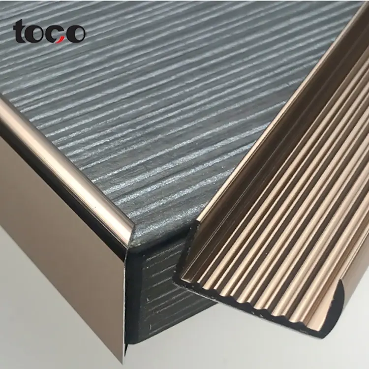 TOCO Aluminum Shape Edging Style Molding 16mm U Shaped Pvc Profiles Edge Banding Trim