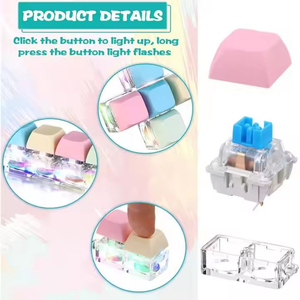 คีย์บอร์ดแบบมีไฟ LED 6ด้าน - Product Image 2