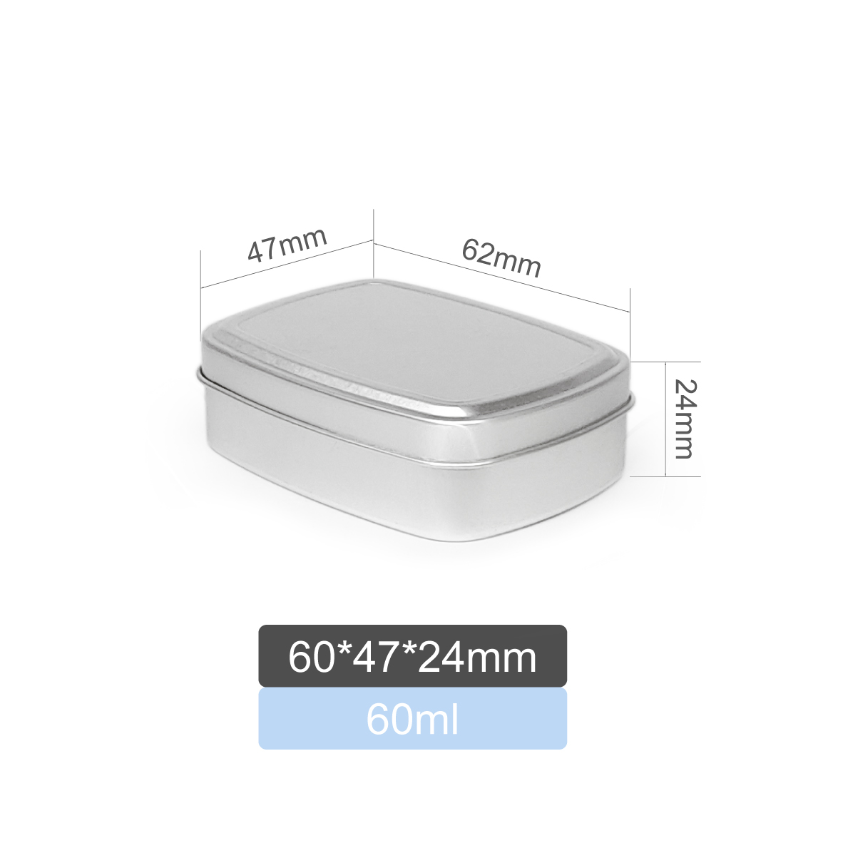 60ml 62*47*24mm