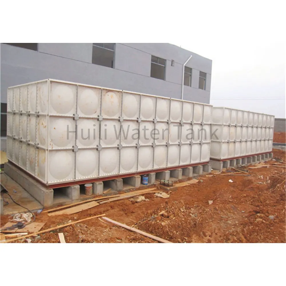 Werksverkauf SMC FRP GRP Sectional Brand bekämpfung wassertank Tanque Para Agua Trinkwasser Para 10 Galn Fiberglas Drainage Tanks