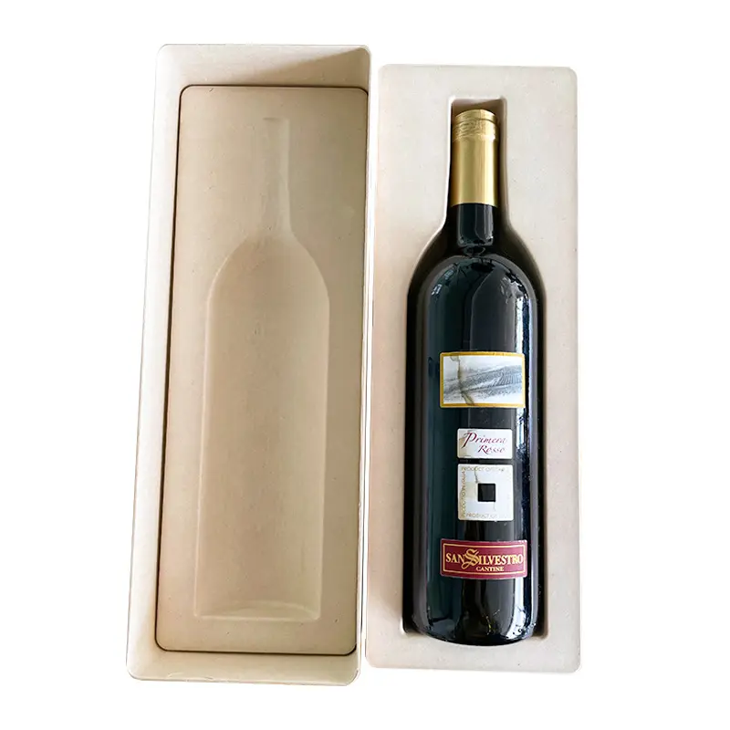 Garrafa de vinho batedor de champanhe, portátil, vinho tinto, garrafas de vidro, luxo personalizado, caixa de presente, vinho