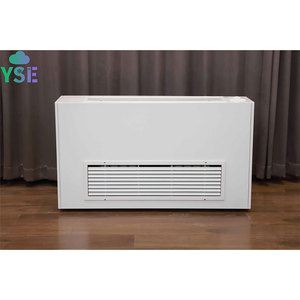 Siêu mỏng Wifi nhiệt kiểm soát ngang đơn vị cuộn dây quạt để sưởi ấm và làm mát treo tường hệ thống nước làm mát - Product Image 1