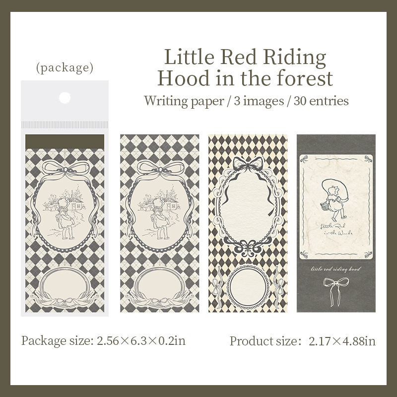 A Little Red Riding Hood in the Forest