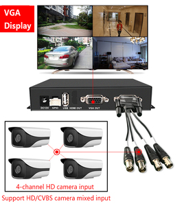 Factory Supply AHD CVBS Quad Splitter Automatic Recording on Startup NTSC PAL 4CH Synchronous Playback Color Quad Processor - Product Image 5