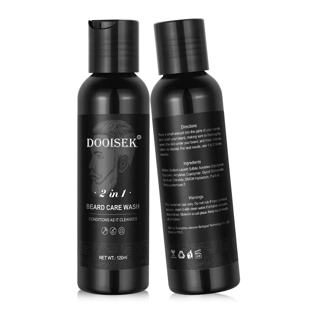 Lavado del cuidado de la barba 2 IN1