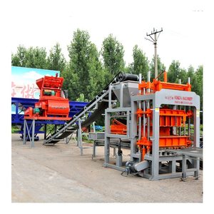QT5-15 строительный брусчаточный станок для бетонного полого кирпича, вибрационный метод двигателя, насос, ПЛК, компоненты, цементный песок - Product Image 2