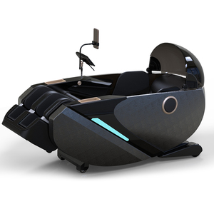 Thai Leder Shiatsu <span class=keywords><strong>Massage</strong></span> stuhl mit Schwerelosigkeit und doppeltem Rücken mechanismus Ganzkörper-Luftdruck <span class=keywords><strong>massage</strong></span> für Hände Beine Taille - Product Image 5