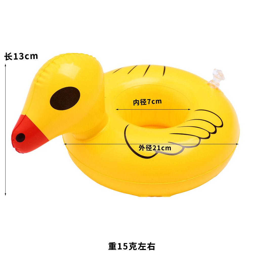 Sous-verre petit canard jaune
