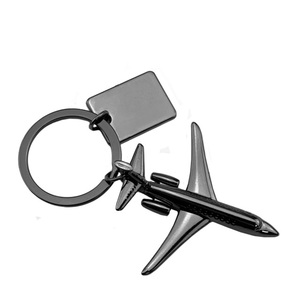 Kim loại hợp kim máy bay mô hình Keychain Trống máy bay hình Móc Chìa Khóa với biểu tượng tùy chỉnh hãng hàng không Quà tặng khuyến mãi - Product Image 1
