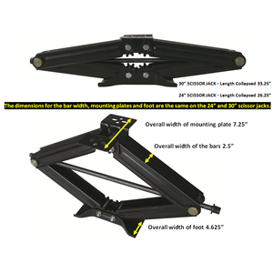 Araba kriko için 4-1/4 \ "geri çekilmiş makas Jack kiti 5t Max yükleme 2 Ton kapasiteli Premium araba krikolar - Product Image 2