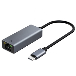 Di alta qualità di fabbrica tipo c a rj45 1000 mbps scheda di rete usbc ethernet adattatore lan tipo C a LAN Ethernet adattatore con led - Product Image 1