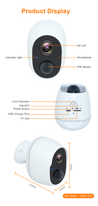 Qleung güvenlik kamera CCTV C04 Tuya Wifi akıllı yaşam App akıllı açık su geçirmez gece görüş Wifi kamera - Product Image 4