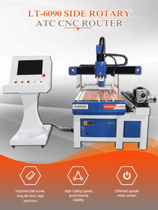 小型Atc数控路由器6090自动3d铝雕数控路由器2.2kw ATC 6090 4轴数控路由器 - Product Image 6
