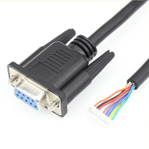 สายเคเบิล DB9ตัวเมียไปยังเทอร์มินัลสาย RS232สายเคเบิลแบบอนุกรมพร้อมฉนวน PVC แบบแข็ง - Product Image 1