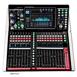 20-Channel Digital Audio Mixer Console 10.1-Inch 1280*800 HD Capacitor Touch Display +48V Phantom Power Ability Directly Plastic - Product Image 6