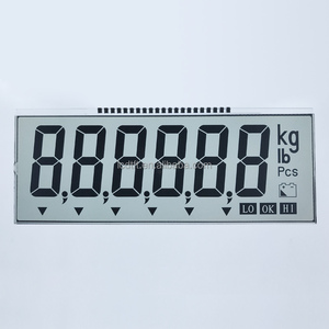 Custom7 segmento oem schermo lcd personaggio display lcd TN positivo trasparente 3V 16 pin lcd per scala elettronica - Product Image 1