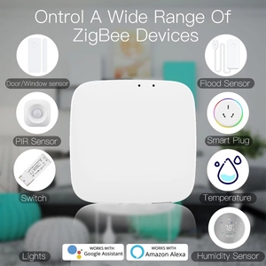 Умный шлюз Tuya ZigBee, хаб для умного дома, мост, приложение для умного дома, беспроводной пульт дистанционного управления, работает с Alexa Google Home