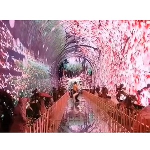Front wartung P 2.5 innen geschwungene flexible led-display weichen led-modul customized unregelmäßige kugel tunnel form - Product Image 1