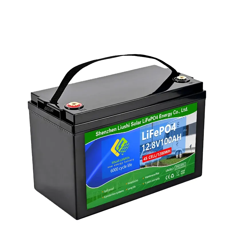 Deep Cycles LFP Lithium-Ionen-Blei-Säure-Ersatz batterien 12 Volt 100 Ampere 12 V 200Ah 300 Ah Lifepo4-Solarbatteriepack