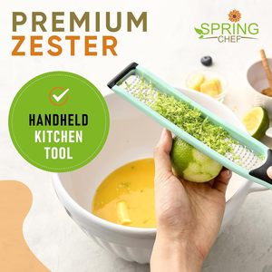 Bahar şef profesyonel büyük hamur Blender & ince Shred Zester paslanmaz çelik pişirme ve pasta araçları paket nane rengi - Product Image 3