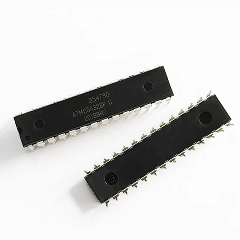 ATMEGA328P-PU microcontrôleur ATmega IC 8 bits 20MHz 32KB (16K x 16) FLASH 28-PDIP