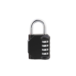 Logo personalizzato di alta qualità 4 cifre codice in lega di zinco Resettable lucchetto combinazione di alta sicurezza con funzione di Reset Password - Product Image 6
