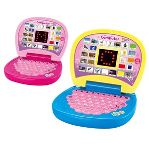 Kids Preschool Educational Intelligent English Study Learning Talking Story Machine Toy Laptop <strong>Computer</strong> With LED Panel - Product Image 1