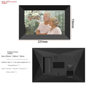8 inç HD dijital fotoğraf dokunmatik ekran WiFi bağlantısı sınır ötesi patlamalar-Online APP müzik MP4 elektronik fotoğraf albümü AVI - Product Image 6