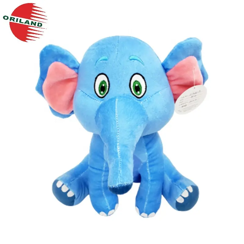 Elefante de peluche respetuoso con el medio ambiente RPET 100% reciclado