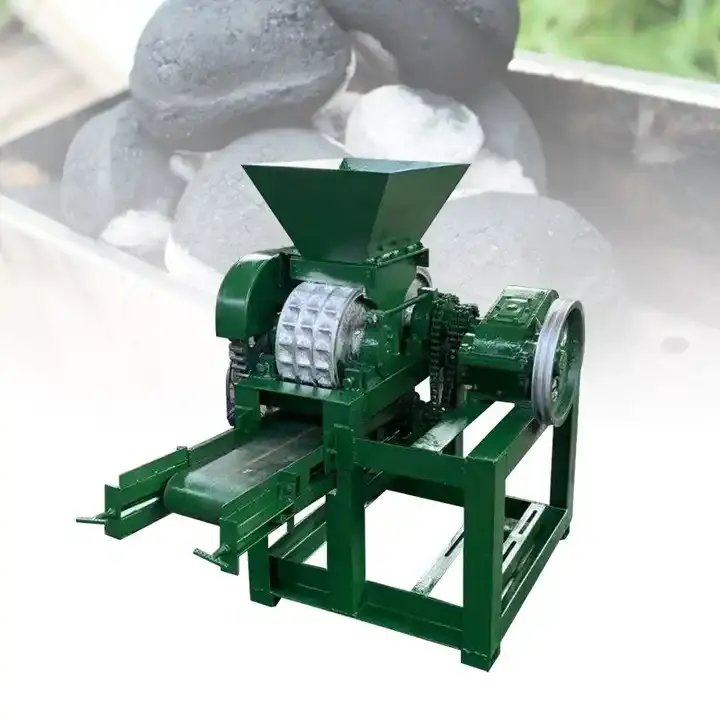 ماكينة وآلة صنع لقطع الفحم من قشر جوز الهند والفولاذ الكربوني، ماكينات إنتاج لقطع الفحم للبيع