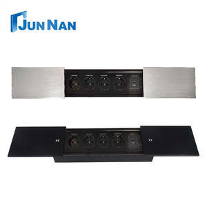 Factory <strong>Direct</strong> Sale Aluminum Alloy Table Mounted Socket USB Power Socket with UK US EU <strong>AU</strong> IT Plug Standards 13A Rated Current - Product Image 5
