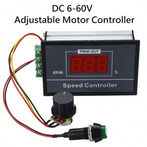 VDC 6-60V 30A Drehzahl PWM Controller Einstellbarer Motor Digitale LED-Anzeige Einstellbarer VDC 6V 12V 24V 48V mit Start-Stopp-Schalter - Product Image 4